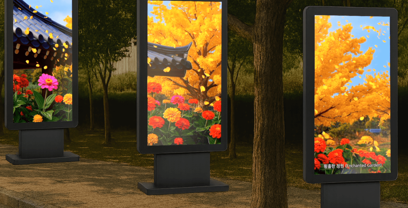 대구 북구청 미디어아트 3편 및 패널 영상 납품