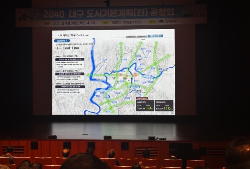 2040 대구 도시기본계획(안) 공청회 영상 5