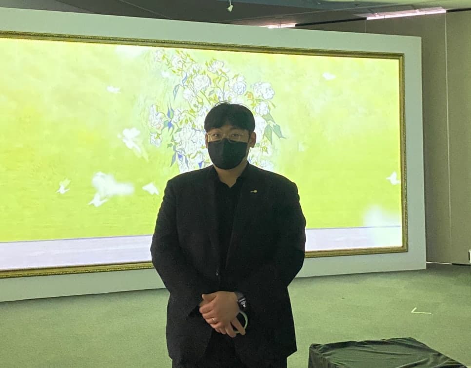 구미코 실내 미디어파사드 전시 3